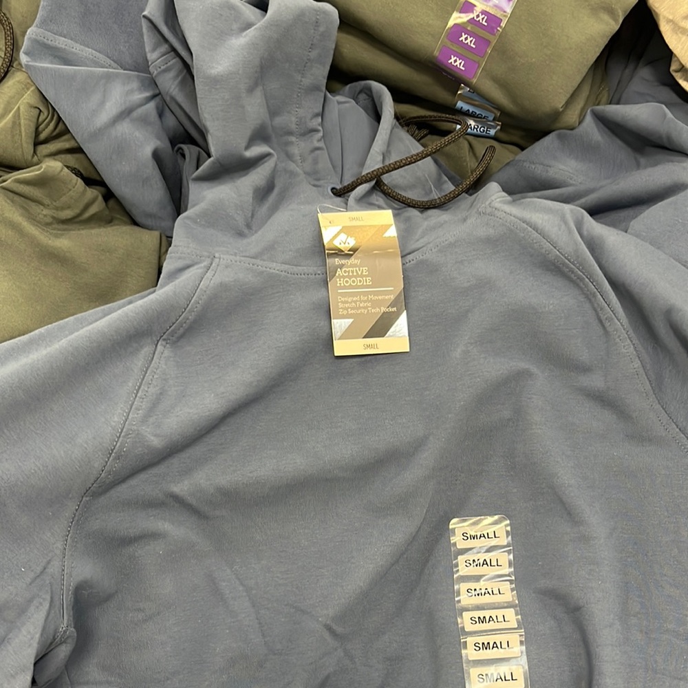 Just a man hoodie with pockets zip up